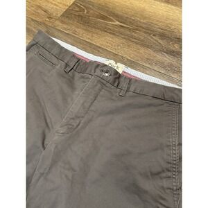Perk Men's Slim Fit Stretch Feel Good Chino Pants Gray Size 38x32 Straight Clean